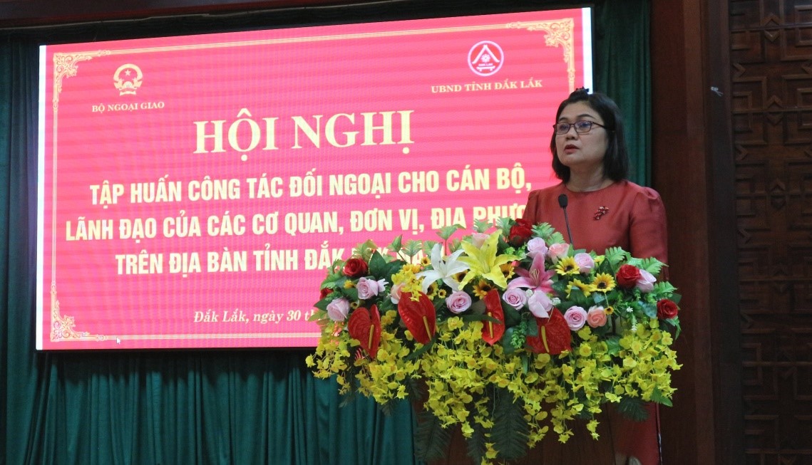 Đắk Lắk tổ chức Hội nghị tập huấn đối ngoại năm 2024